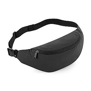 BagBase Reflective Belt Bag - Black Reflective