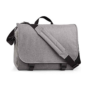 BagBase Two Tone Digital Messenger - Grey Marl