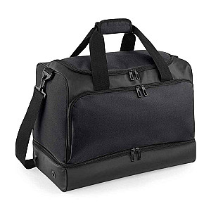 BagBase Hardbase Sports Holdall - Black/Black