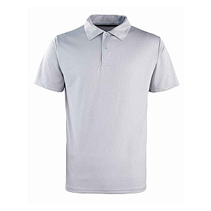 Premier Coolchecker® Stud Piqué Polo Shirt - Silver