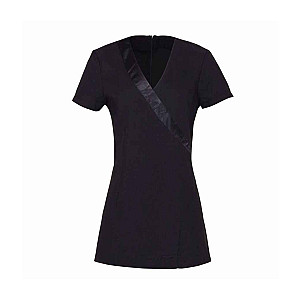 Premier Ladies Rose Short Sleeve Tunic - Black
