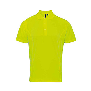 Premier Coolchecker® Piqué Polo Shirt - Neon Yellow
