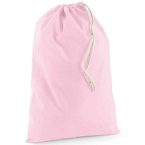 Westford Mill Cotton Stuff Bag - Classic Pink