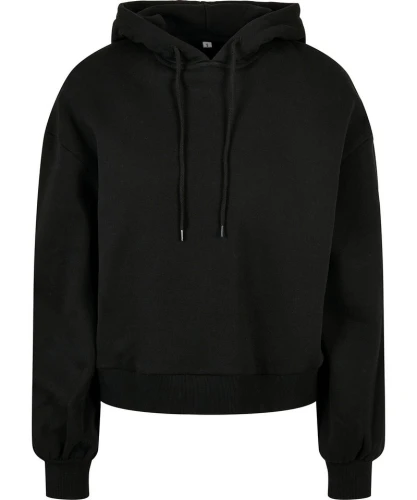 Women's organic oversized hoodie Black