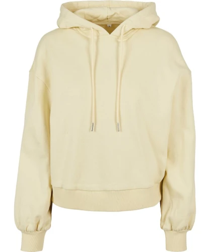 Women's organic oversized hoodie Soft Yellow