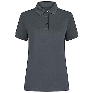 Henbury Ladies Recycled Polyester Polo Shirt - Charcoal