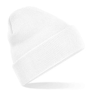 Beechfield Original Cuffed Beanie - White